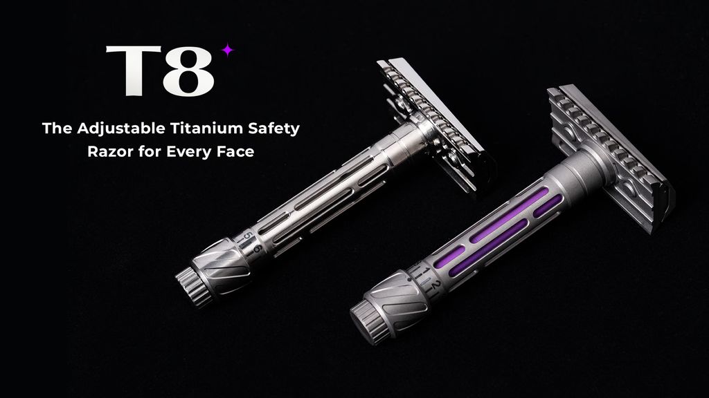 Titanium Motor Razor T8- The Adjustable Titanium Safety Razor for Every Face - Hunt4Best