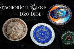 Kickstarter - Astronomical Clock D20 Dice