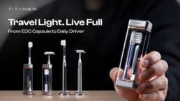 Kickstarter - Titaner T-Capsule Titanium Razor & Brush Travel System