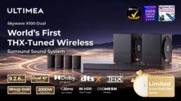 Kickstarter - Ultimea Skywave X100 Dual 9.2.6 Wireless Surround System