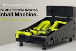 Kickstarter - 3D Printable Pinball Machine - by 3D Printer Academy