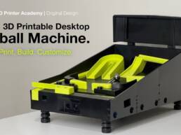 Kickstarter - 3D Printable Pinball Machine - by 3D Printer Academy