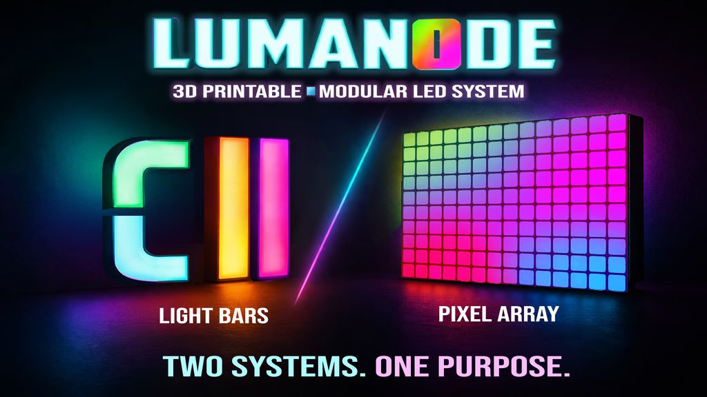 Kickstarter - Lumanode 3D Printable Modular LED System