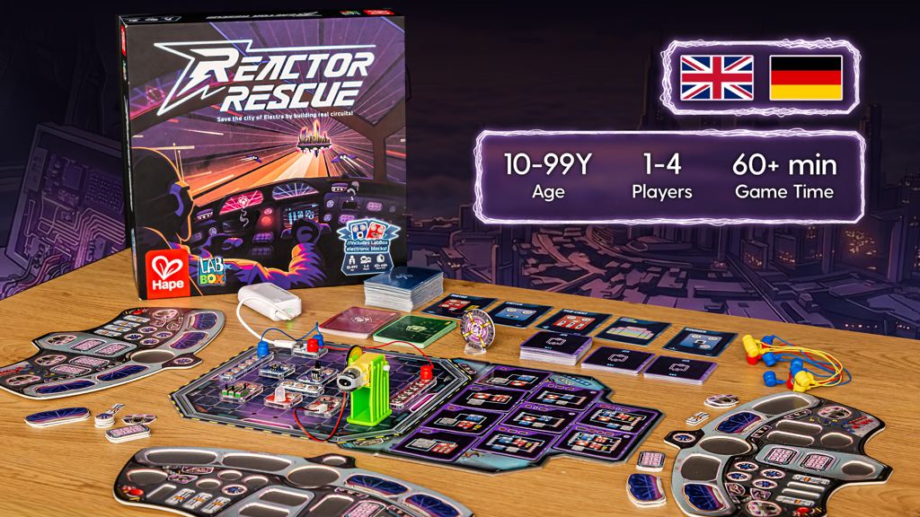 Kickstarter - Reactor Rescue The Board Game Where You Build Real Circuits