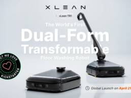 Kickstarter - xLean TR1 The World's First Dual-Form Floor Washing Robot