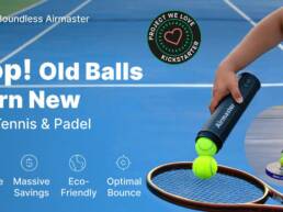 Kickstarter - Airmaster Tennis & Padel Ball Butler – 68% Less, Zero Waste