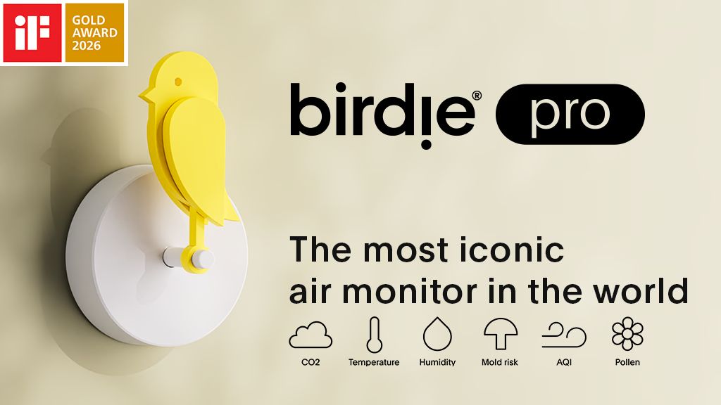 Kickstarter - Birdie® Pro the iconic air monitor - now upgraded
