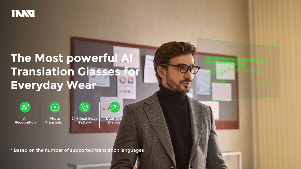 INMO GO3: Powerful AI Translation Glasses for All Day Wear - Hunt4Best