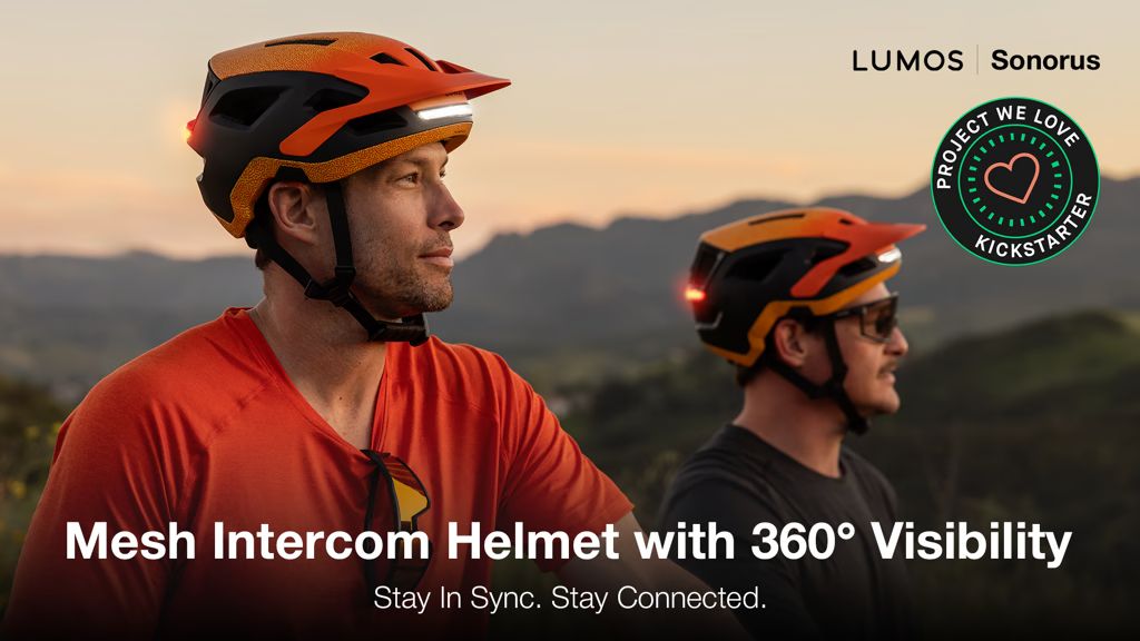 Kickstarter - Lumos Sonorus Mesh Intercom Helmet with 360° Visibility