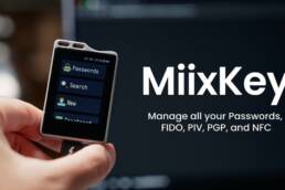 Kickstarter - MiixKey丨The World's First Security Key with a Touchscreen