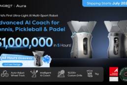 Kickstarter - Pongbot Aura World's First Ultra-Light AI Multi-Sport Robot