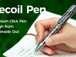 Kickstarter - Recoil Pen- Titanium Click Pen Tough from The Inside Out