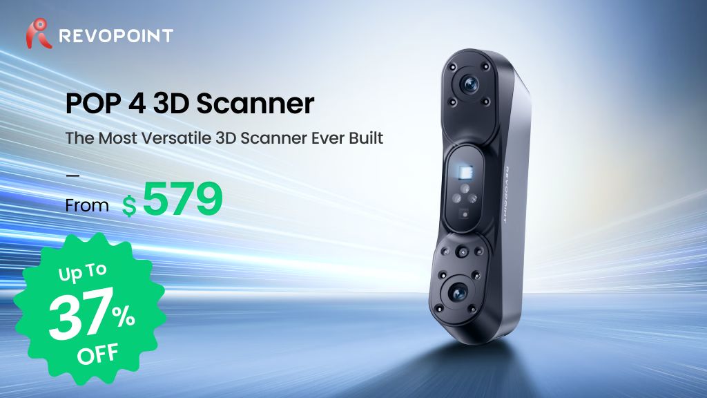 Scanner Pop Revopoint POP 4 3D Scanner - Hunt4Best
