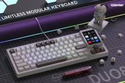 Kickstarter - Womier DUO87 Modular Mechanical Keyboard with Smart Deck