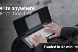 Kickstarter - Zerowriter Fold E-Ink Word Processor