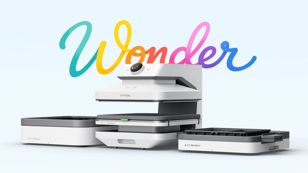 Kickstarter - xTool WonderPress The Most Creative 3D Auto Heat Press Ever
