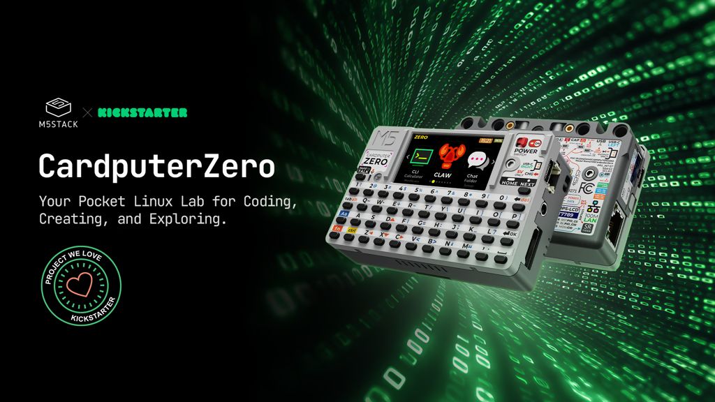 Kickstarter - CardputerZero, Pocket Raspberry Pi Computer for Makers