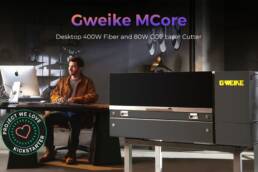 Kickstarter - Gweike MCore Desktop 400W Fiber and 80W CO2 Laser Cutter