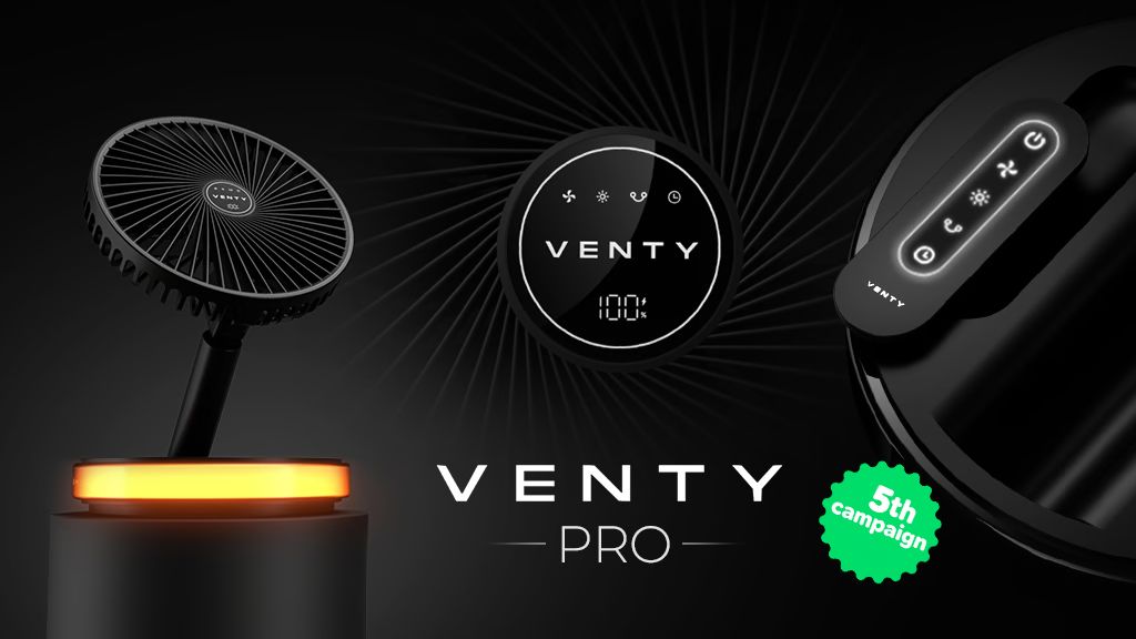 Kickstarter - VENTY PRO Series An Advanced Portable Fan