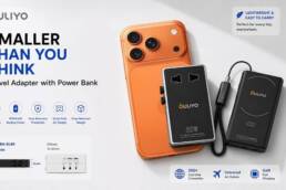 OULIYO- Redefining the Slimmest Flat Travel Adapter