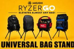 Ryzer Go- The Bag Stand That Attaches To Almost Any Bag