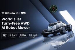 TerraMow X AWD - World's 1st Turn-Free AWD AI Robot Mower
