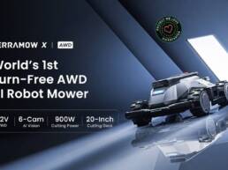 TerraMow X AWD - World's 1st Turn-Free AWD AI Robot Mower