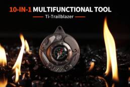 Ti-Trailblazer- The Ultimate EDC Titanium Survival Compass