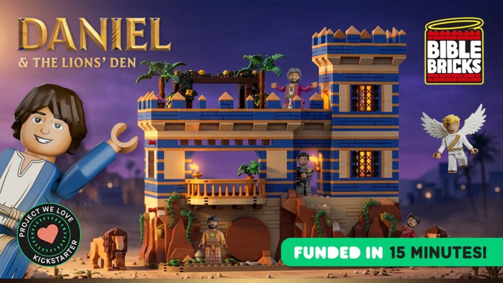 Daniel & the Lions Den- A Bible Bricks Set