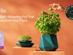 HELIX ~ The Self-Watering Pot That Grows With Your Plant