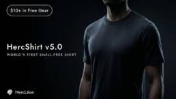 HercShirt V5.0- First Tee That Stays Smell-Free for 30+ Days