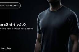 HercShirt V5.0- First Tee That Stays Smell-Free for 30+ Days