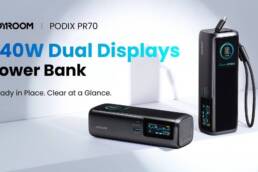 JOYROOM PODIX PR70- 240W Power Bank with Dual TFT Displays