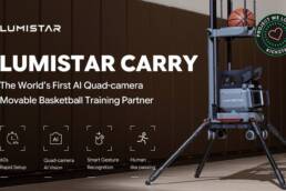 LUMISTAR CARRY- Quad-camera AI Basketball Training Partner
