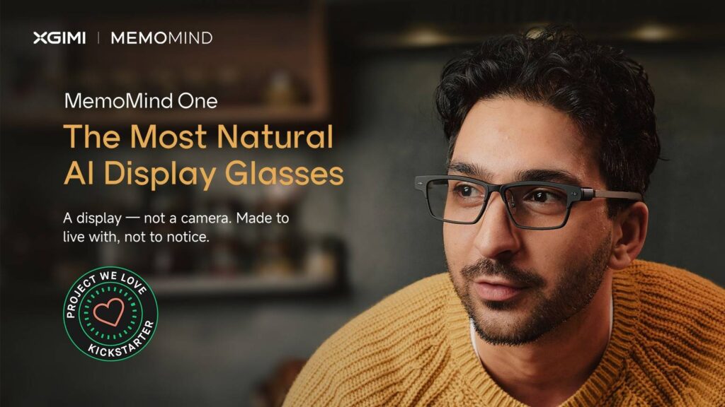 MemoMind One- The Most Natural AI Display Glasses!
