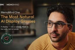 MemoMind One- The Most Natural AI Display Glasses!