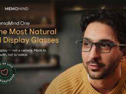MemoMind One- The Most Natural AI Display Glasses!