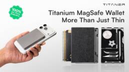 Titaner Verso- Titanium MagSafe Wallet, More Than Just Thin