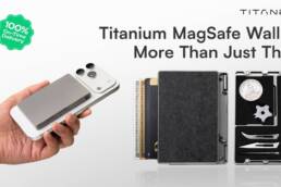 Titaner Verso- Titanium MagSafe Wallet, More Than Just Thin
