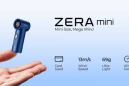 ZERA mini - The True Card-Sized Cooling Fan