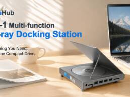 BluHub- 9-in-1 Blu-ray Hub for Memories, Ports & Storage