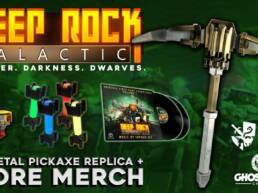 DEEP ROCK GALACTIC - Metal Pickaxe Replica + New Merch