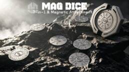 MagDice- 7-in-1 Titanium Magnetic Dice