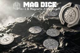 MagDice- 7-in-1 Titanium Magnetic Dice