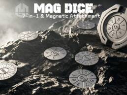 MagDice- 7-in-1 Titanium Magnetic Dice