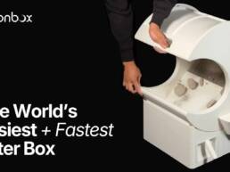 MoonBox- Clean Your Litter Box in 5 Seconds - No Electricity