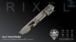 RIXEL- A Revolver-Inspired Titanium Multi-Tool Pry Bar