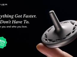 Zephyra- A Titanium Spinning Top That Diffuses Scent