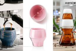 Avensi Wave Porcelain- Flavor and Aroma Enhancing Coffee Cups