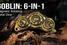 GOBLIN- 6-in-1 Magnetic Rotating Metal Dice